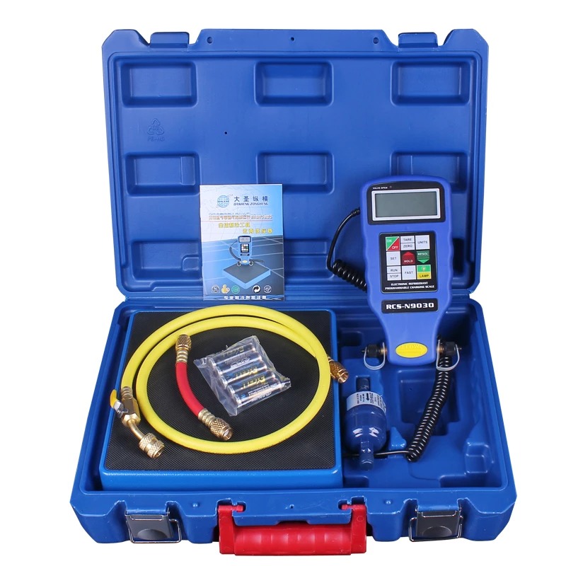Electronic refrigerant charging scale, model RCS-N9030