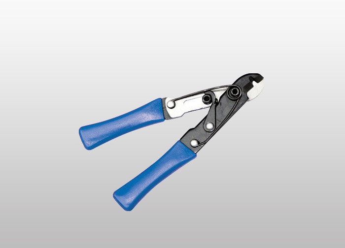 Cable / hose cutter (bypass shear, blue handles)