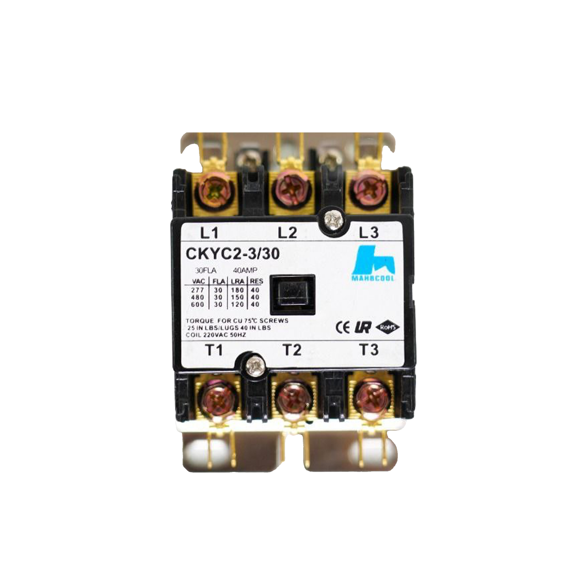 3-phase contactor 30A, CKYC2-3/30