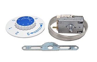 Capillary-tube refrigerator/freezer thermostat kit
