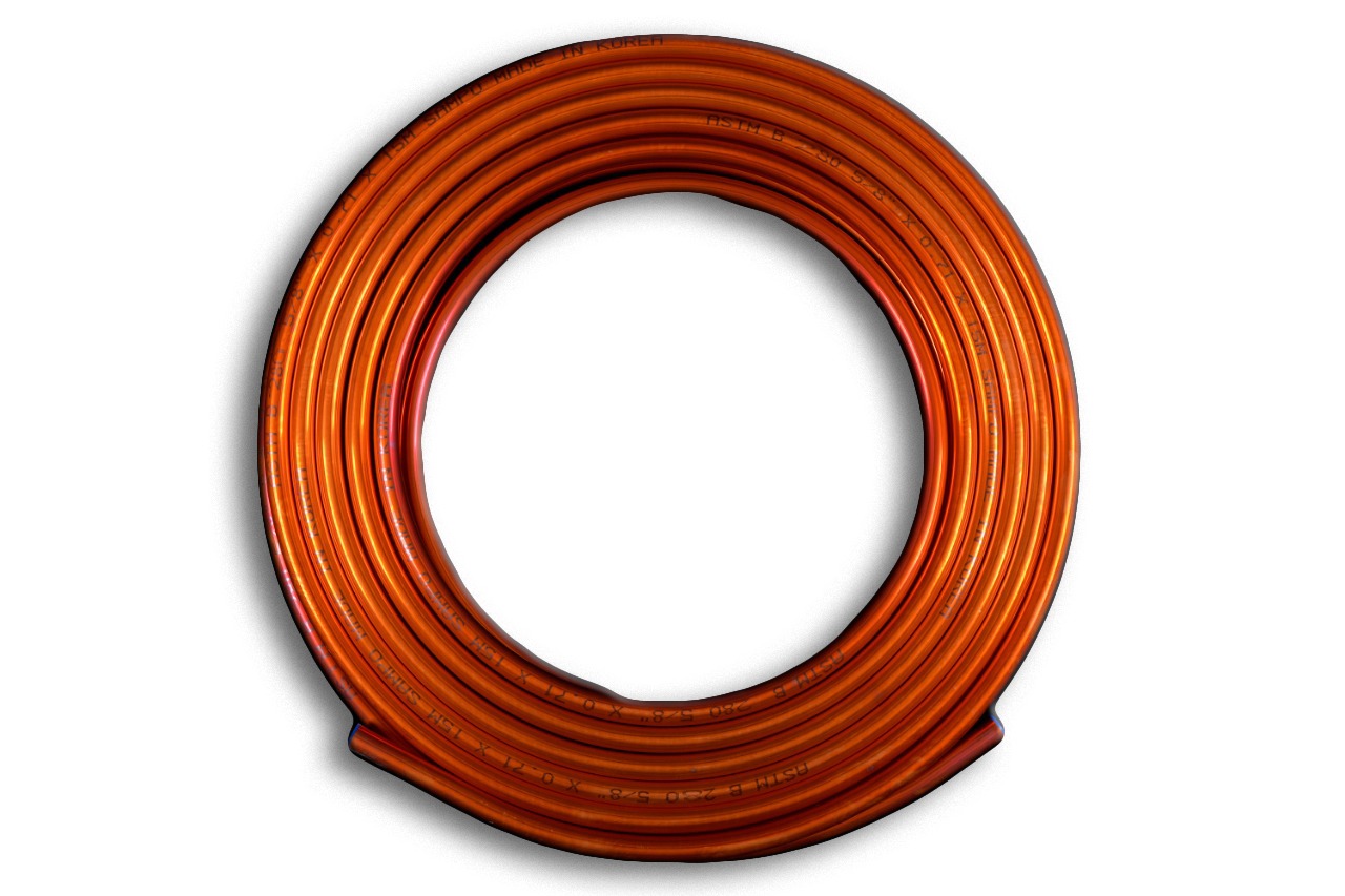 Copper tube coil (pancake coil)