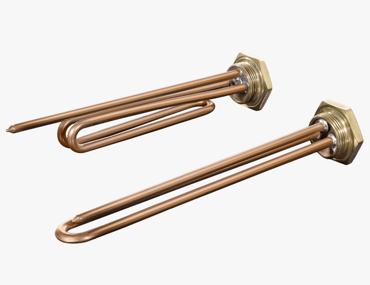 Screw-type immersion heating element (paired set)