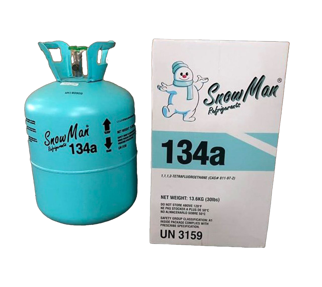 SnowMan R-134a Refrigerant (13.6kg Cylinder)