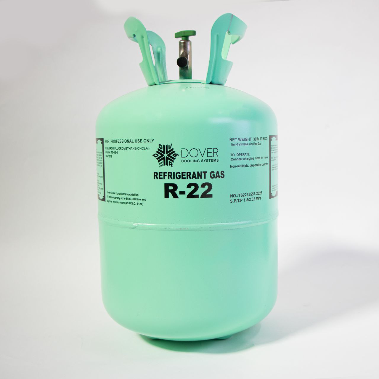 Dover R-22 Refrigerant Gas (13.6kg Cylinder)