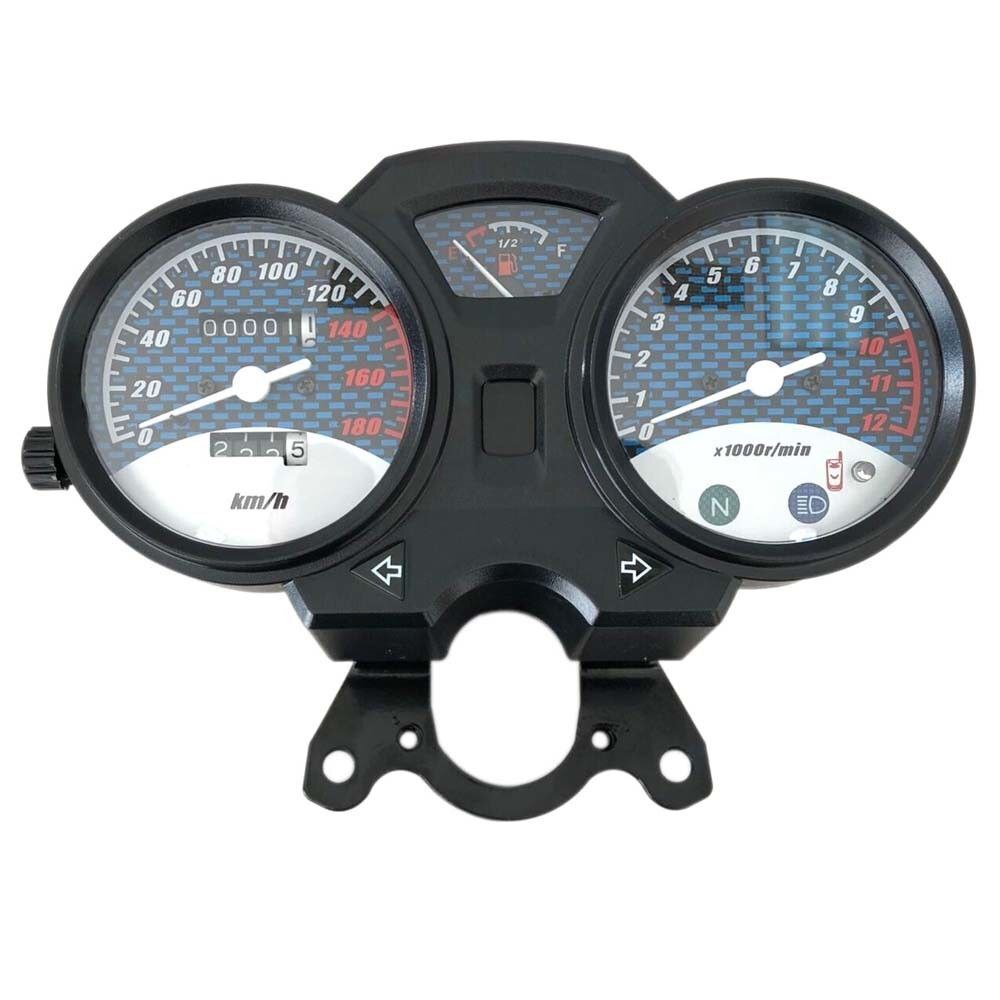 Motorcycle Speedometer & Tachometer Gauge Cluster
